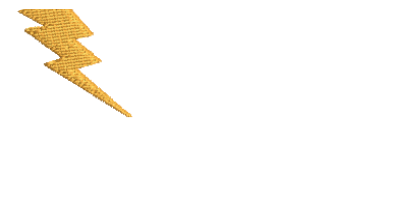 Lightning Bolts Left Gold