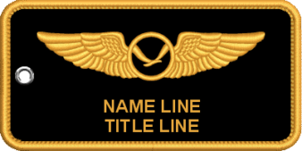 NOAA Embroidered Luggage Tags