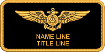 NOAA Embroidered Nametag