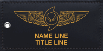 NOAA Leather Luggage Tags