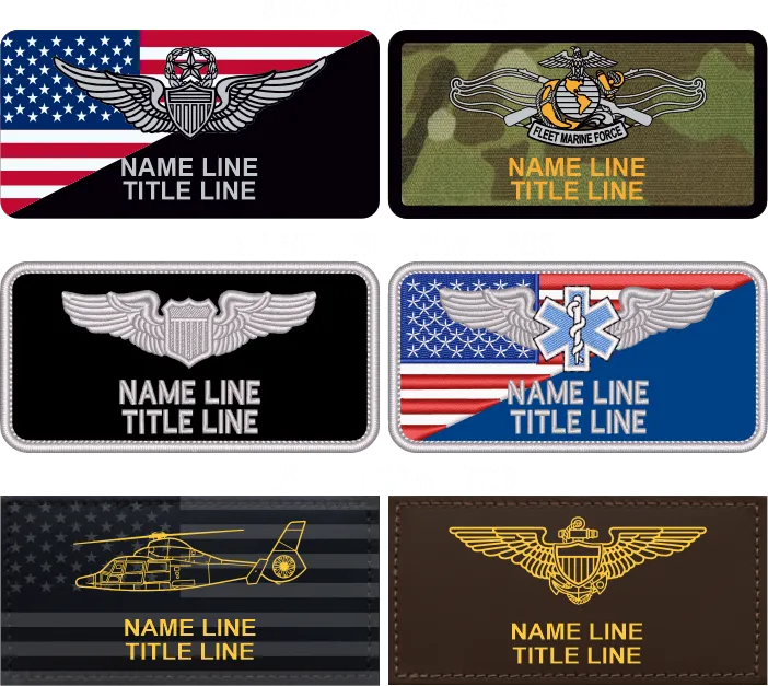 Flightsuit Nametags