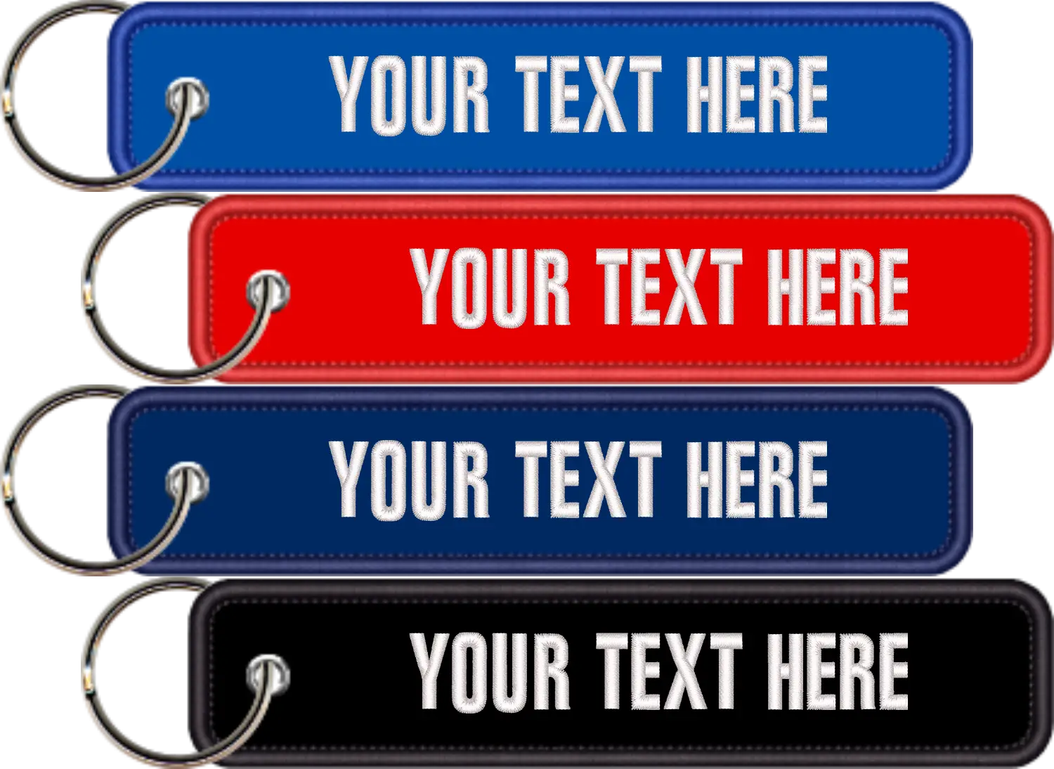 EMBROIDERED KEY FOBs