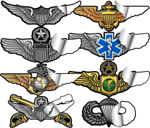 MILITARY • EMS WING DECALS