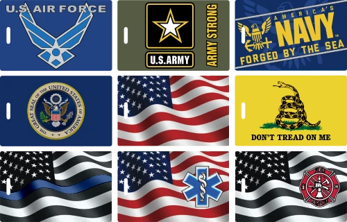 Themed PVC Luggage Tag