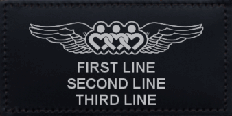 Life Link III Leather Nametags